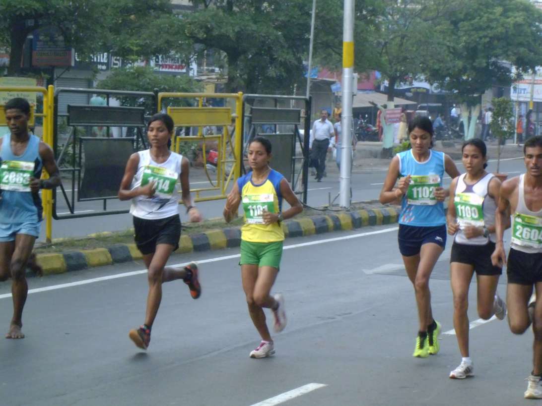 Woman Marathon Winner 2013 Vasai Virar 21 kms